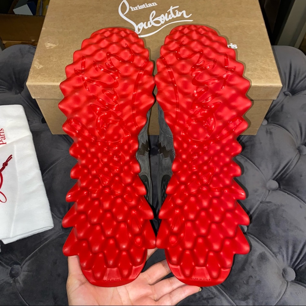 New Size 44 Christian Louboutin Loubishark Sneakers - Picture 4 of 5